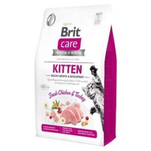 Brit Care Trockenfutter Katze Healthy Growth Kitten Huhn & Truthahn 2 kg