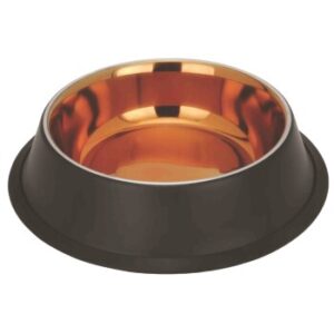 Josty Chromstahlnapf Kupfer & Schwarz 250 ml