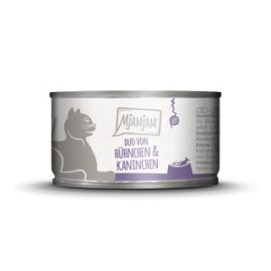 MjAMjAM Nassfutter Katze Adult, Duo 6x100 g Huhn und Kaninchen
