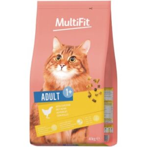 MultiFit Trockenfutter Katze, Adult, Huhn 4 kg