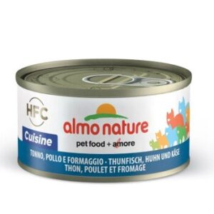 Almo nature HFC Natural Thunfisch, Huhn und Käse 24x70 g