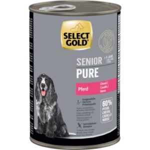 SELECT GOLD Nassfutter Hund Pure Senior Pferd 6 x 200g