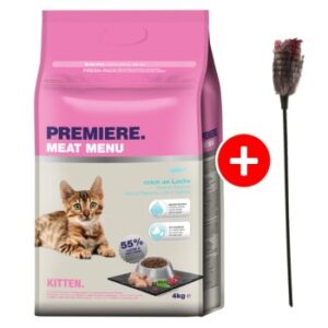 PREMIERE Kitten Lachs 4kg mit Gratis Katzenangel
