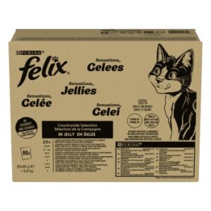 Felix Sensations Countryside Selection in Gelee 80x85 g