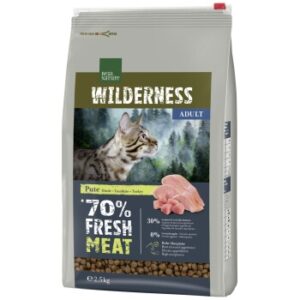 REAL NATURE WILDERNESS Trockenfutter Katze, Adult, Fresh Meat, Pute 2.5 kg