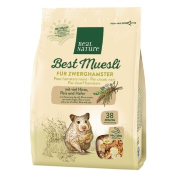 REAL NATURE „Best Muesli“ für Zwerghamster 500g