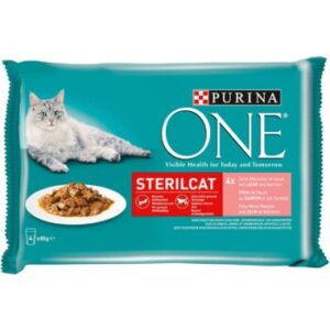 Purina ONE Sterilised Lachs in Gelee 48x85g