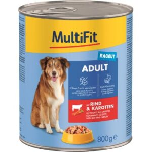 MultiFit Adult Ragout Rind und Karotten 12x800 g