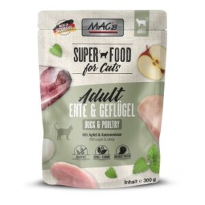 MAC's Nassfutter Katze Adult Ente und Geflügel 6x300 g