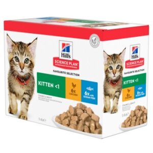 Hill's Science Plan Kitten Multipack Fisch und Huhn 12x85 g