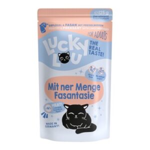 Lucky Lou Nassfutter Katze Adult Geflügel und Fasan 16x125 g