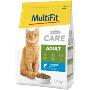 MultiFit Care Trockenfutter Katze, Adult, Lachs 1.4 kg