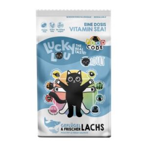 Lucky Lou Trockenfutter für Katzen, Adult Geflügel und Lachs 1.7 kg