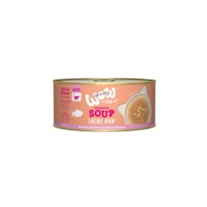 WOW Cat Suppe 12x70 g Lachs pur