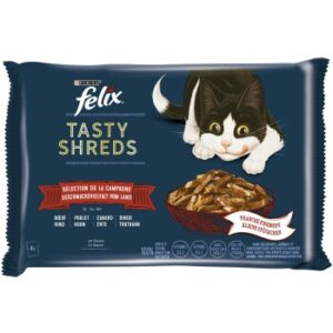Felix Tasty Shreds Fleisch 12x80g