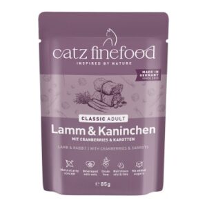 Catz finefood 16x85g Kaninchen und Lamm