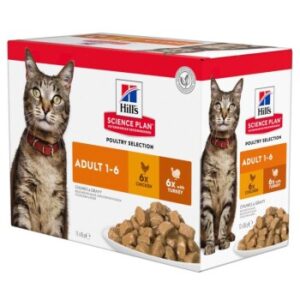 Hill's Science Plan Adult Truthahn und Huhn 12x85 g