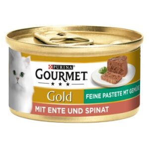 GOURMET Gold Feine Pastete 12x85g Ente und Spinat 12x85 g