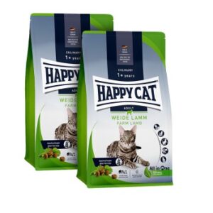 HAPPY CAT Culinary Trockenfutter Katze Adult, Weide-Lamm 2x10 kg