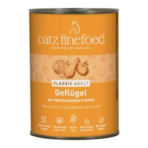 Catz finefood Nassfutter Katze Classic Adult mit Geflügel 6x400 g