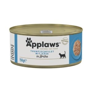 Applaws Nassfutter Katze Adult in Brühe Thunfisch und Käse 24x156 g