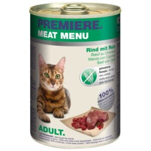 PREMIERE Meat Menu Adult Rind mit Reh 12x400 g