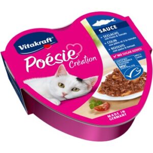 Vitakraft Poésie®Création Seelachs mit Pasta und Tomate 15x85 g