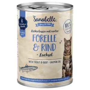 Sanabelle 6x400g Forelle und Rind