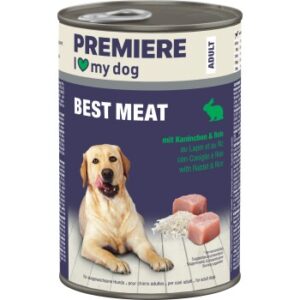PREMIERE Best Meat Adult Kaninchen und Reis 6x400 g