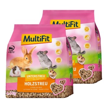 MultiFit Natur-Holzstreu 2x4.4 kg