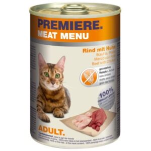 PREMIERE Meat Menu Adult Rind und Huhn 6x400 g