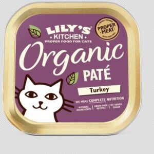 LILY'S KITCHEN Nassfutter Katze Adult Organic Patè Truthahn 19x85 g
