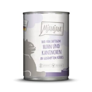 MjAMjAM Nassfutter Katze Adult, Duo 6x400 g Huhn und Kaninchen