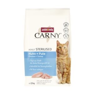 animonda Carny Trockenfutter Katze Adult, Sterilised, Huhn und Pute 1.75 kg