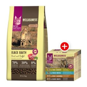 REAL NATURE WILDERNESS Black Earth Adult Rind, Büffel & Huhn