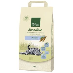 REAL NATURE Naturstreu klumpend Sensitive Maniok 6 kg