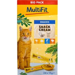 MultiFit Snack Cream Christmas 24x15 g