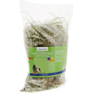 Schweizer Wiesenheu mit Kornblumen und Ringelblumen 300g