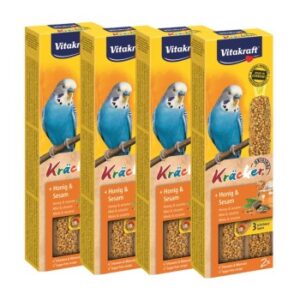 Vitakraft Kräcker Wellensittich 4x2er Honig-Sesam
