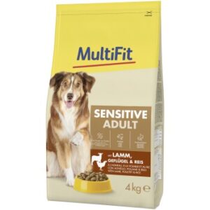 MultiFit Sensitive Adult mit Lamm, Geflügel & Reis 4 kg