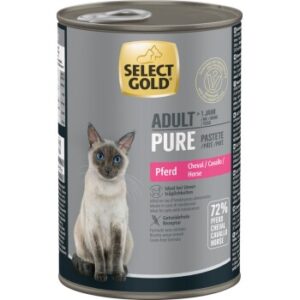 SELECT GOLD Pure Adult Paté Pferd 12x400 g