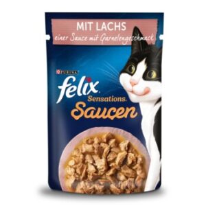 Felix Sensations Saucen Lachs und Garnelen 104x85 g