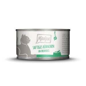 MjAMjAM Nassfutter Katze Adult 6x100 g Huhn und Brokkoli