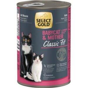 SELECT GOLD Babycat & Mother Soft Mousse Nassfutter Huhn 6x400g