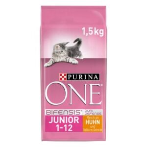 Purina ONE Junior Reich an Huhn und mit Vollkorn-Getreide 1,5kg