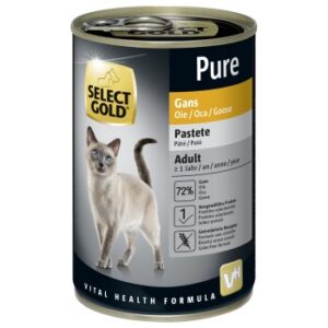 SELECT GOLD Pure Adult Paté Gans 12x400 g