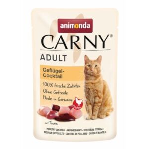 animonda Carny Nassfutter Katze Adult Geflügel Cocktail 12x85 g
