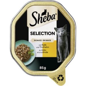 Sheba Selection in Sauce 22x85 g Kalb und Truthahn 22x85 g