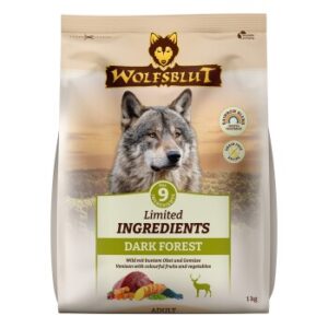 WOLFSBLUT Limited Ingredients Trockenfutter Hund, Adult, Dark Forest 1 kg