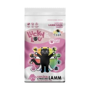 Lucky Lou Trockenfutter Katze Adult, Light, Geflügel und Lamm 9 kg